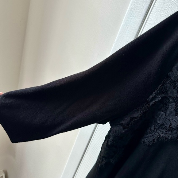 Lane Bryant Black Asymmetrical Sweater Size 2X - Picture 6 of 8